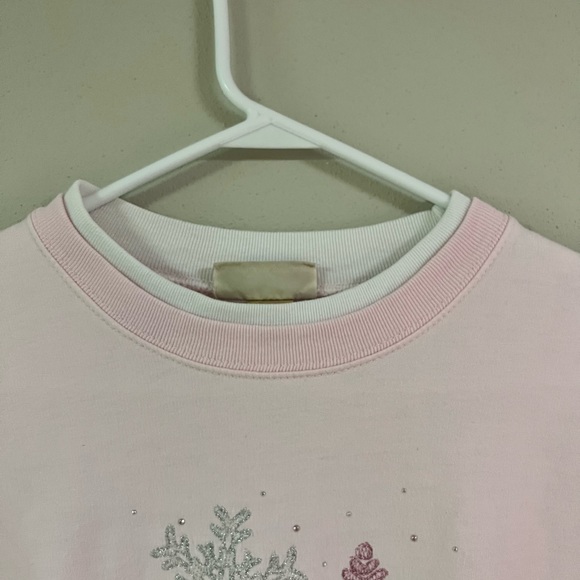 Pink Layered crew neck - Picture 3 of 4